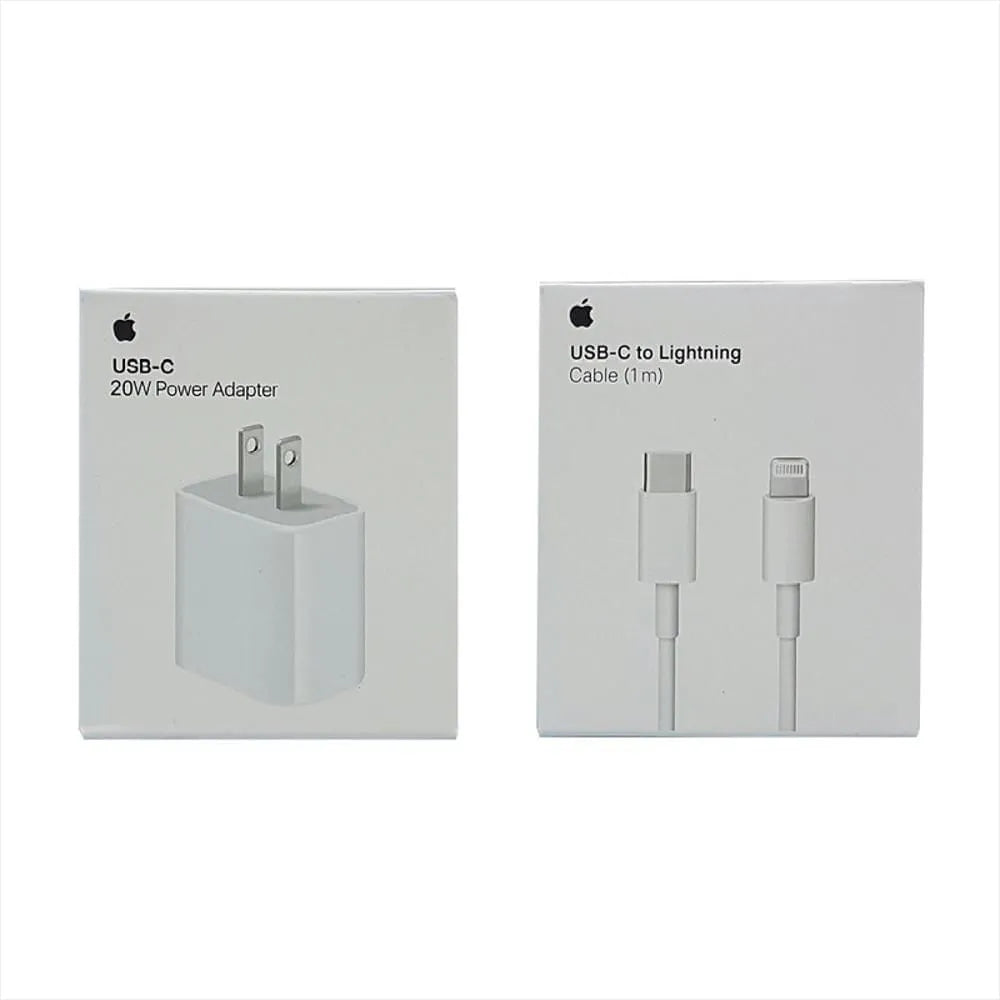 Cargador Completo Para iPhone 20W Carga Rápida Original