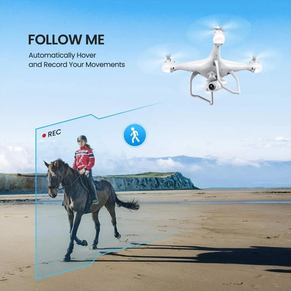 Dron Gps Potensic T25 Cámara 2K Rc Fpv Video En Vivo Wifi